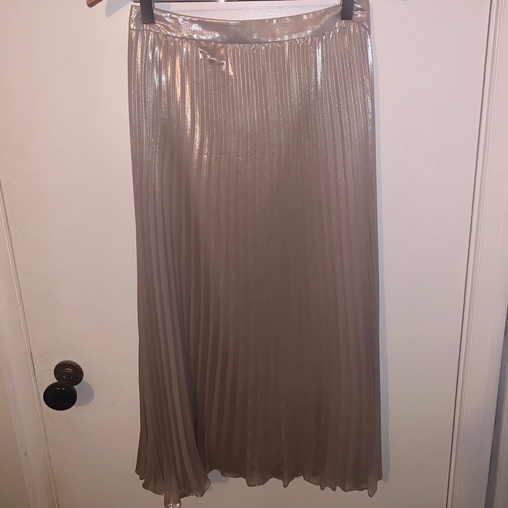 Said Fifth Avenue shimmer midi skirt